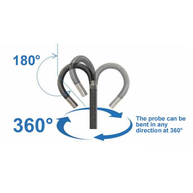 Large Bending Angle, Can Check The Valve Directly