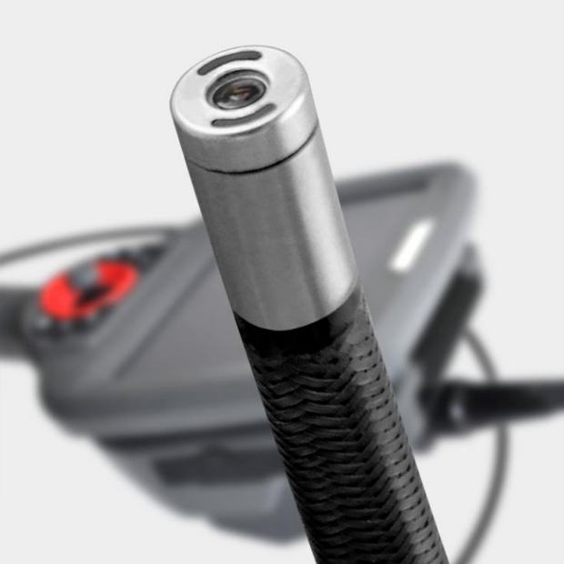 Rear-mounted LED Optical Fiber Light Guide